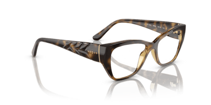 Dark Havana - 0VO5483 8056597813716 Vogue Eyeglasses Woman Butterfly