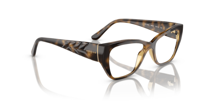 Dark Havana - 0VO5483 8056597813716 Vogue Eyeglasses Woman Butterfly