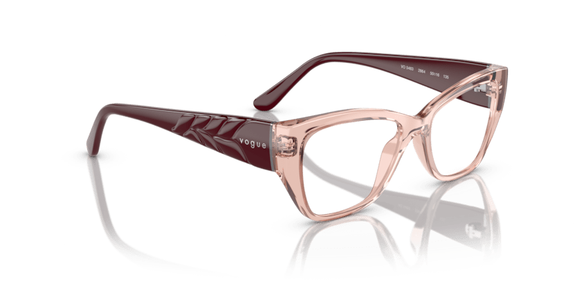 0VO5483 - Vogue - Pink - (Transparent Pink 2864) - 52 - 16 - 135 MM - Ardor Eyewear 8056597813730