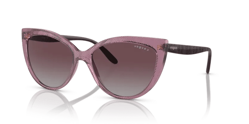 0VO5484S - Vogue - (Transparent Purple) Polar Grey Gradient Violet Polarized - 57 - 16 - 140 MM - Ardor Eyewear 8056597813648