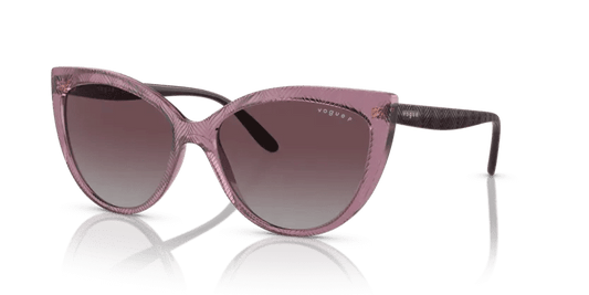 0VO5484S - Vogue - (Transparent Purple) Polar Grey Gradient Violet Polarized - 57 - 16 - 140 MM - Ardor Eyewear 8056597813648