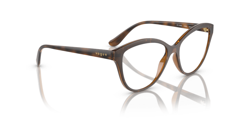 0VO5489 - Vogue - Brown - (Top Havana/Transparent Brown 2386) - 52 - 16 - 140 MM - Ardor Eyewear 8056597817226