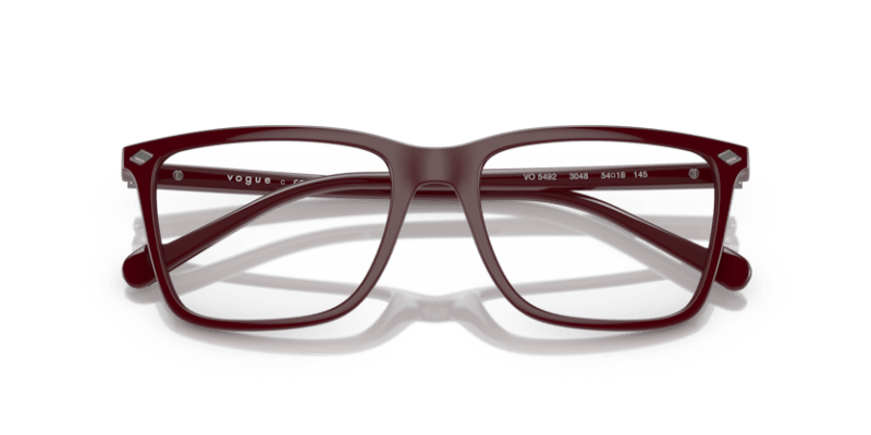 Full Wine Red - 0VO5492 8056597816984 Vogue Eyeglasses Man Square