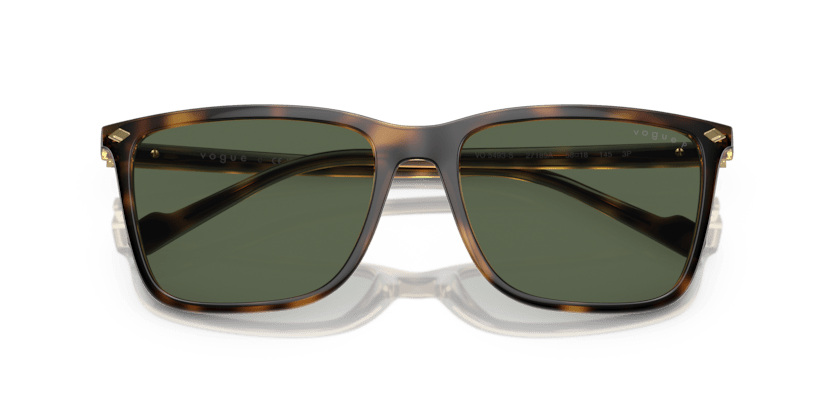 0VO5493S - Vogue - (Total Dark Havana) Dark Green Polarized - 56 - 18 - 145 MM - Ardor Eyewear 8056597817141