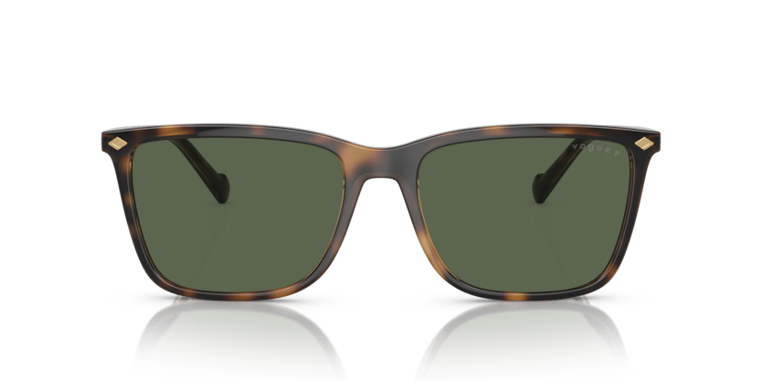 0VO5493S - Vogue - (Total Dark Havana) Dark Green Polarized - 56 - 18 - 145 MM - Ardor Eyewear 8056597817141