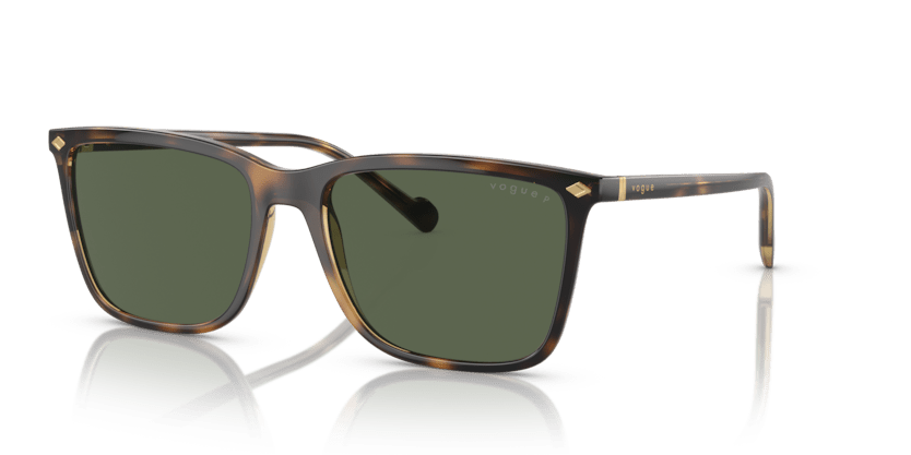 0VO5493S - Vogue - (Total Dark Havana) Dark Green Polarized - 56 - 18 - 145 MM - Ardor Eyewear 8056597817141