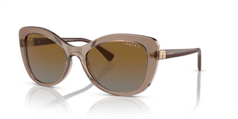 0VO5515SB - Vogue - (Transparent Brown) Polarized Brown Gradient - 55 - 18 - 140 MM - Ardor Eyewear 8056597931328