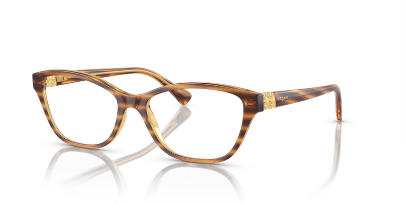 0VO5516B - Vogue - Brown - (Striped Dark Havana 1508) - 51 - 16 - 140 MM - Ardor Eyewear 8056597930956