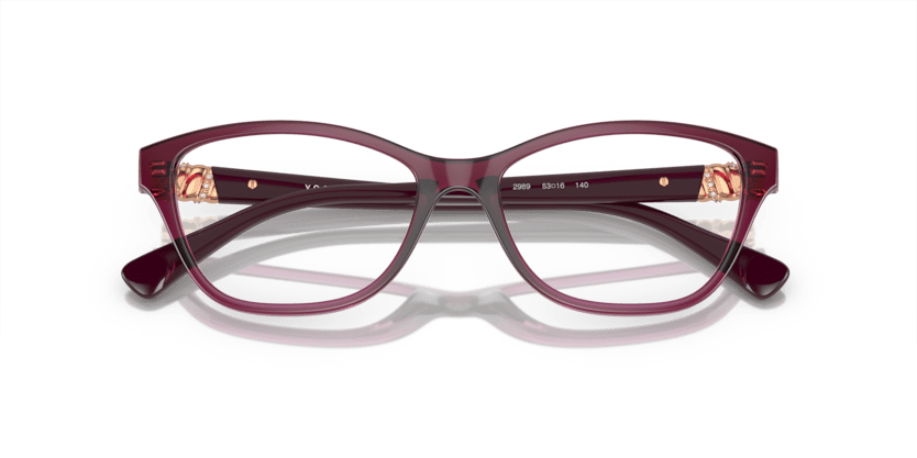 0VO5516B - Vogue - Violet - (Transparent Cherry 2989) - 51 - 16 - 140 MM - Ardor Eyewear 8056597930994