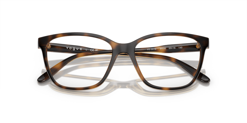 0VO5518 - Vogue - Brown - (Dark Havana W656) - 51 - 16 - 140 MM - Ardor Eyewear 8056597926591