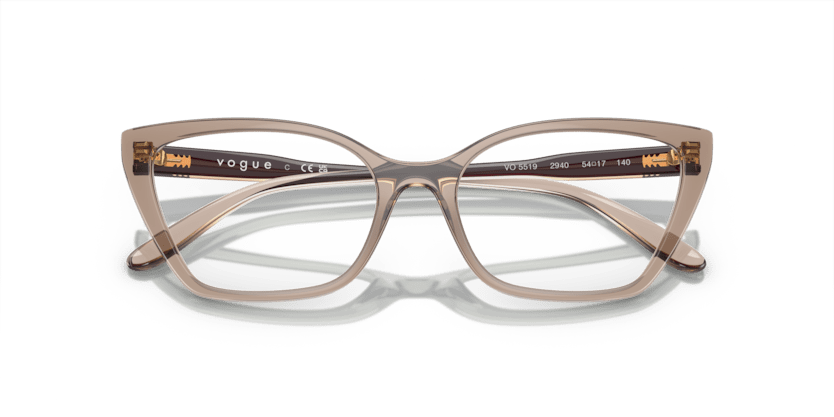 0VO5519 - Vogue - Brown - (Transparent Caramel 2940) - 52 - 17 - 140 MM - Ardor Eyewear 8056597982252