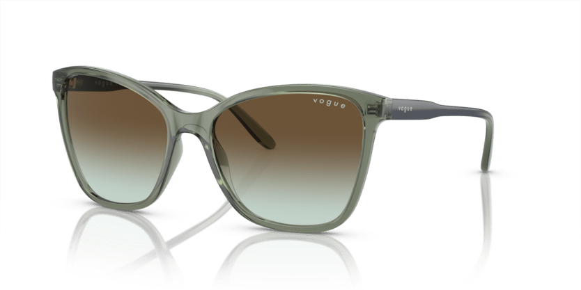 0VO5520S - Vogue - (Transparent Mallard Green) Green Gradient Dark Brown - 56 - 17 - 140 MM - Ardor Eyewear 8056597932028