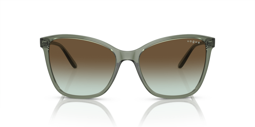 0VO5520S - Vogue - (Transparent Mallard Green) Green Gradient Dark Brown - 56 - 17 - 140 MM - Ardor Eyewear 8056597932028