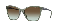 0VO5520S - Vogue - (Transparent Mallard Green) Green Gradient Dark Brown - 56 - 17 - 140 MM - Ardor Eyewear 8056597932028