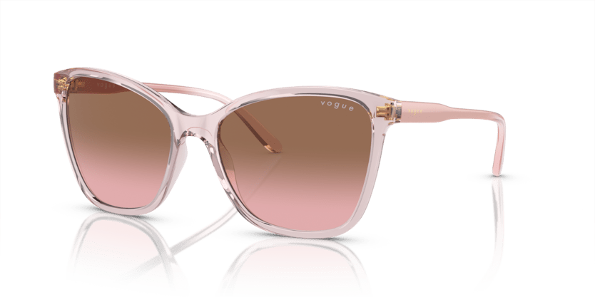 0VO5520S - Vogue - (Transparent Pink) Pink Gradient Brown - 56 - 17 - 140 MM - Ardor Eyewear 8056597932004