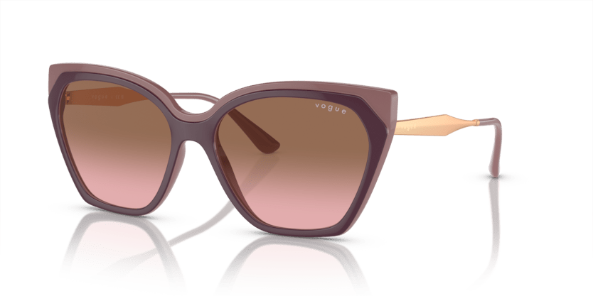 0VO5521S - Vogue - (Top Red Purple/Old Pink) Pink Gradient Brown - 57 - 16 - 140 MM - Ardor Eyewear 8056597934138