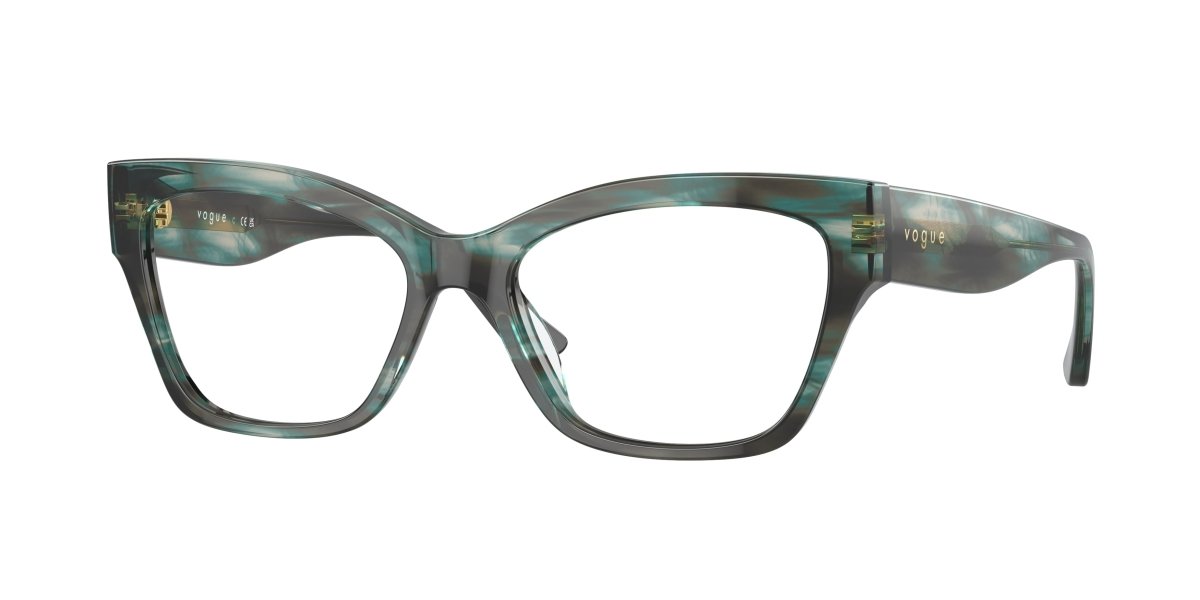 0VO5523 - Vogue - Green - (Green Havana 3088) - 52 - 17 - 140 MM - Ardor Eyewear 8056597927215