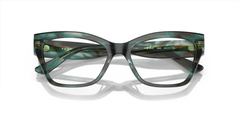 0VO5523 - Vogue - Green - (Green Havana 3088) - 52 - 17 - 140 MM - Ardor Eyewear 8056597927215