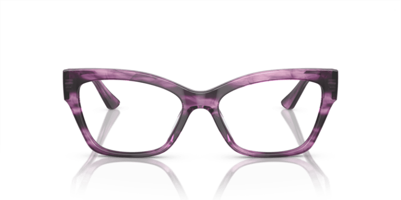 Purple Havana - 0VO5523 8056597927253 Vogue Eyeglasses Woman Cat Eye