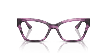 Purple Havana - 0VO5523 8056597927253 Vogue Eyeglasses Woman Cat Eye
