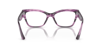 Purple Havana - 0VO5523 8056597927253 Vogue Eyeglasses Woman Cat Eye