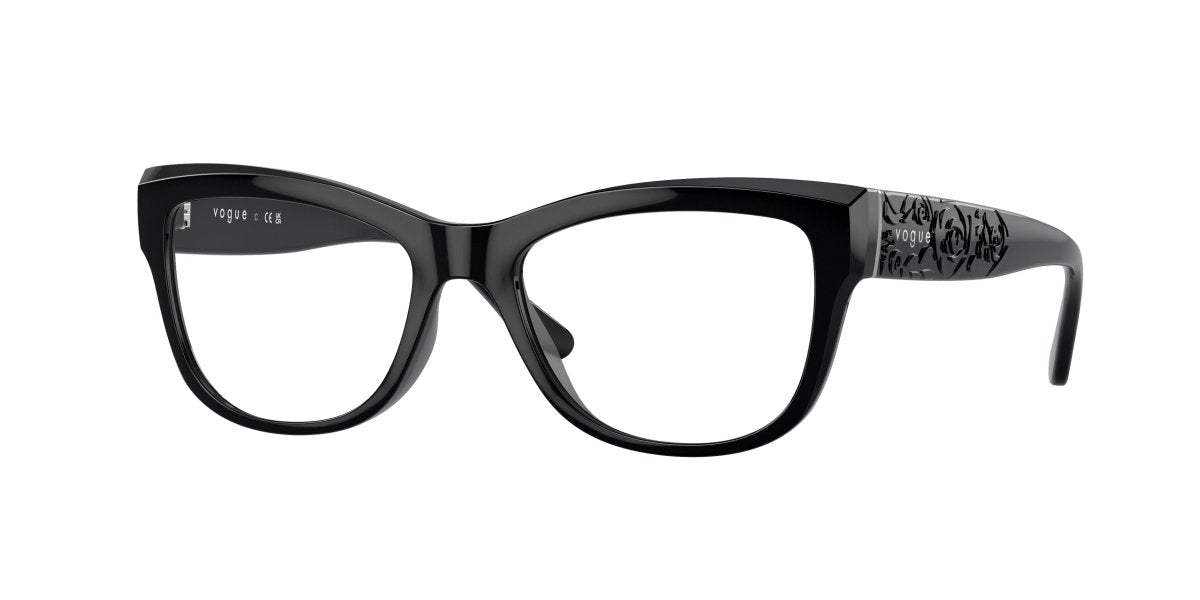 0VO5528 - Vogue - Black - (Black W44) - 53 - 17 - 135 MM - Ardor Eyewear 8056597927390