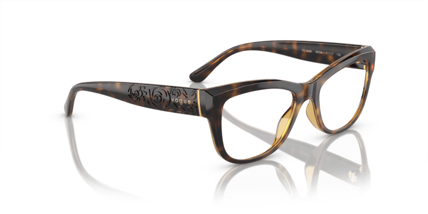 0VO5528 - Vogue - Brown - (Dark Havana W656) - 53 - 17 - 135 MM - Ardor Eyewear 8056597927413