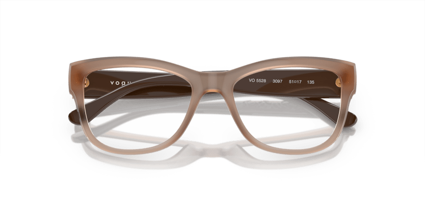 0VO5528 - Vogue - Brown - (Opal Light Brown 3097) - 53 - 17 - 135 MM - Ardor Eyewear 8056597927376