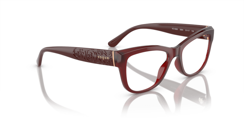 0VO5528 - Vogue - Red - (Opal Red 3094) - 53 - 17 - 135 MM - Ardor Eyewear 8056597927338