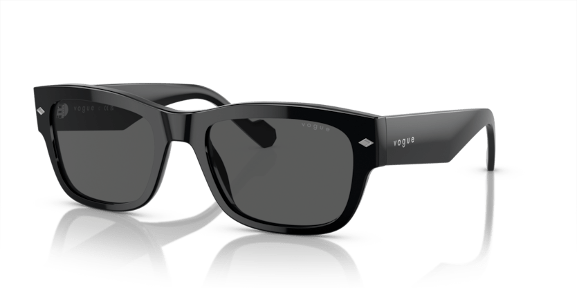 0VO5530S - Vogue - (Black) Dark Grey - 55 - 20 - 145 MM - Ardor Eyewear 8056597933186