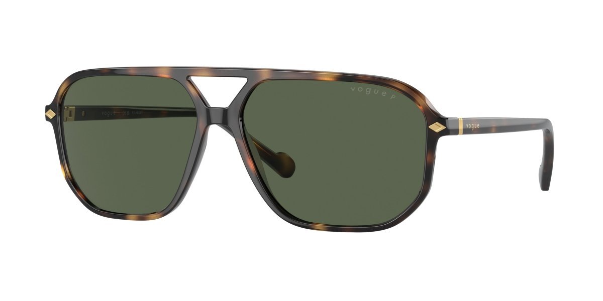 0VO5531S - Vogue - (Total Dark Havana) Dark Green Polarized - 60 - 14 - 145 MM - Ardor Eyewear 8056597933520