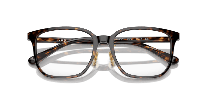 0VO5550D - Vogue - Brown - (Dark Havana W656) - 55 - 18 - 145 MM - Ardor Eyewear 8056262000250