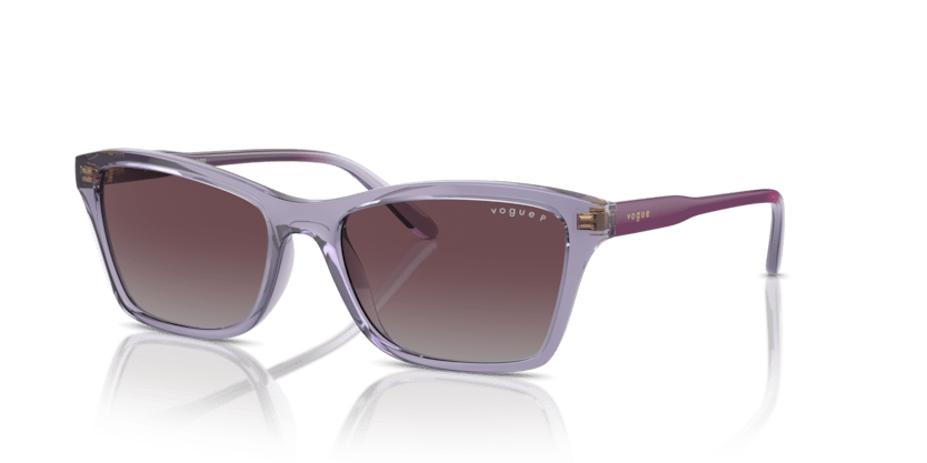 0VO5551S - Vogue - (Transparent Purple) Grey Gradient Violet Polarized - 54 - 17 - 140 MM - Ardor Eyewear 8056262005095