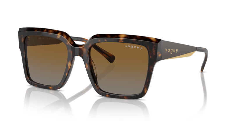 0VO5553S - Vogue - (Dark Havana) Gradient Brown Polarized - 54 - 19 - 140 MM - Ardor Eyewear 8056262010372