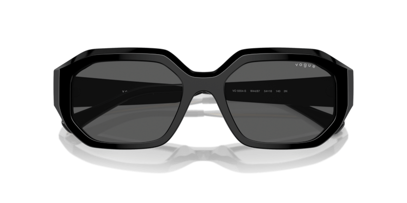 0VO5554S - Vogue - (Black) Dark Grey - 54 - 18 - 140 MM - Ardor Eyewear 8056262011294