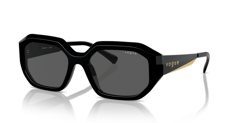 0VO5554S - Vogue - (Black) Dark Grey - 54 - 18 - 140 MM - Ardor Eyewear 8056262011294