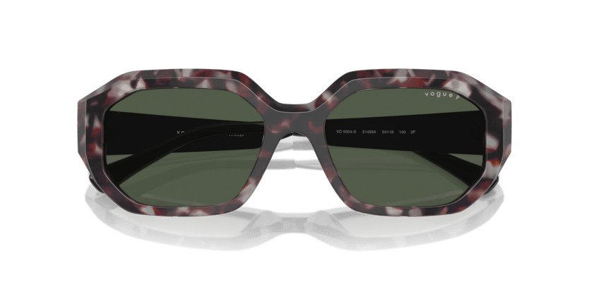 0VO5554S - Vogue - (Grey Tortoise) Dark Green Polarized - 54 - 18 - 140 MM - Ardor Eyewear 8056262011331