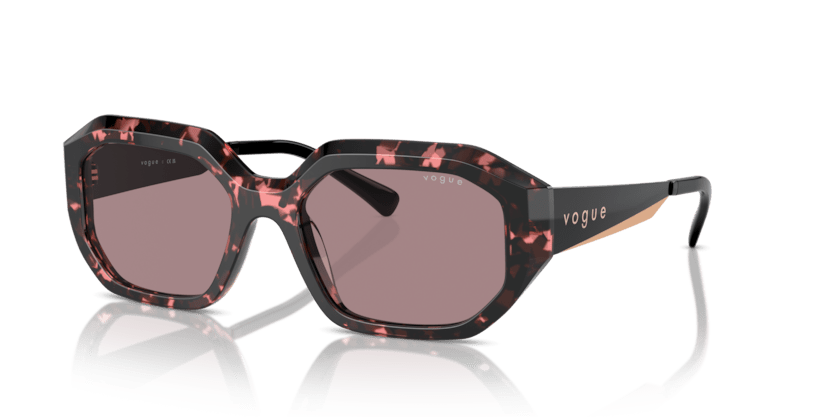 0VO5554S - Vogue - (Red Tortoise) Light Purple Brown - 54 - 18 - 140 MM - Ardor Eyewear 8056262011324