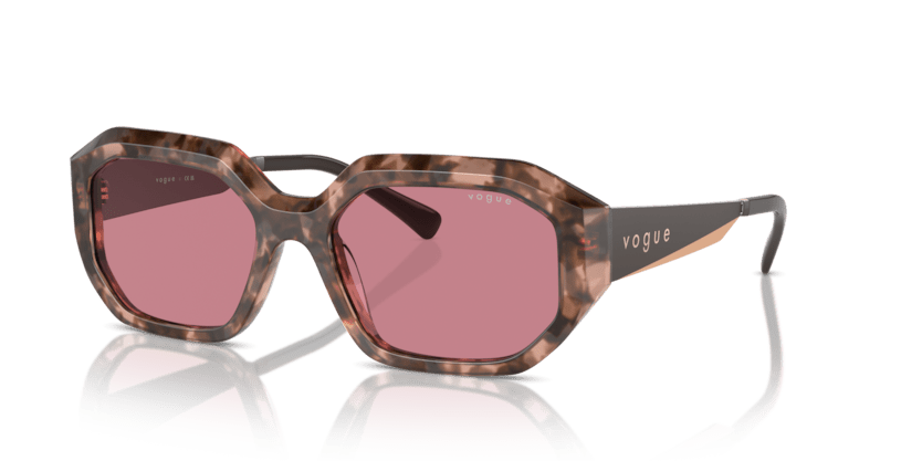 0VO5554S - Vogue - (Rose Tortoise) Dark Violet - 54 - 18 - 140 MM - Ardor Eyewear 8056262011317