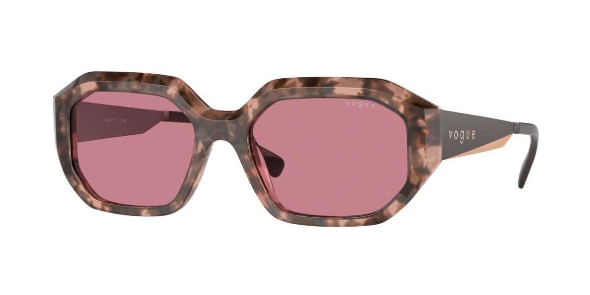 0VO5554S - Vogue - (Rose Tortoise) Dark Violet - 54 - 18 - 140 MM - Ardor Eyewear 8056262011317