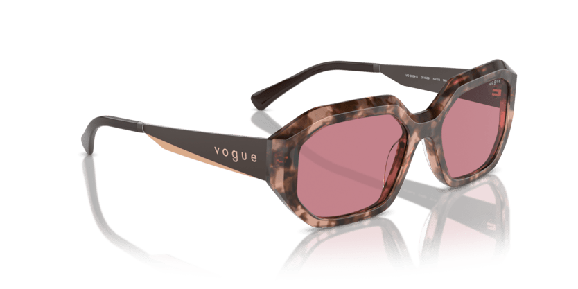 0VO5554S - Vogue - (Rose Tortoise) Dark Violet - 54 - 18 - 140 MM - Ardor Eyewear 8056262011317