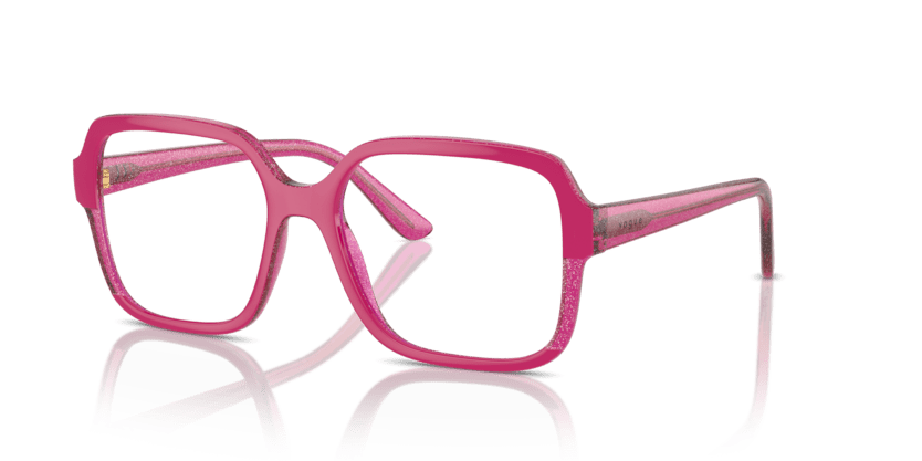 0VO5555 - Vogue - Pink - (Cherry/Transparent Fuchsia Glitter 3135) - 52 - 17 - 140 MM - Ardor Eyewear 8056262010792