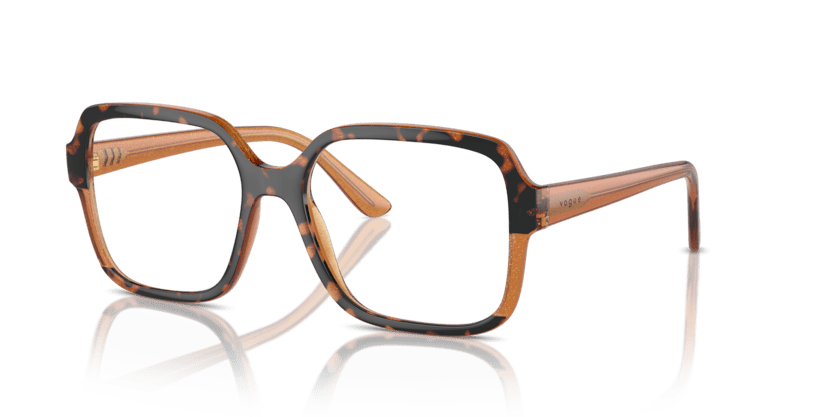 0VO5555 - Vogue - Tortoise - (Havana/Transparent Brown Glitter 3134) - 52 - 17 - 140 MM - Ardor Eyewear 8056262010754