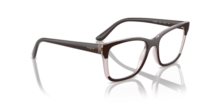 0VO5556 - Vogue - Brown - (Brown/Transparent Rose Glitter 3136) - 51 - 18 - 140 MM - Ardor Eyewear 8056262012413