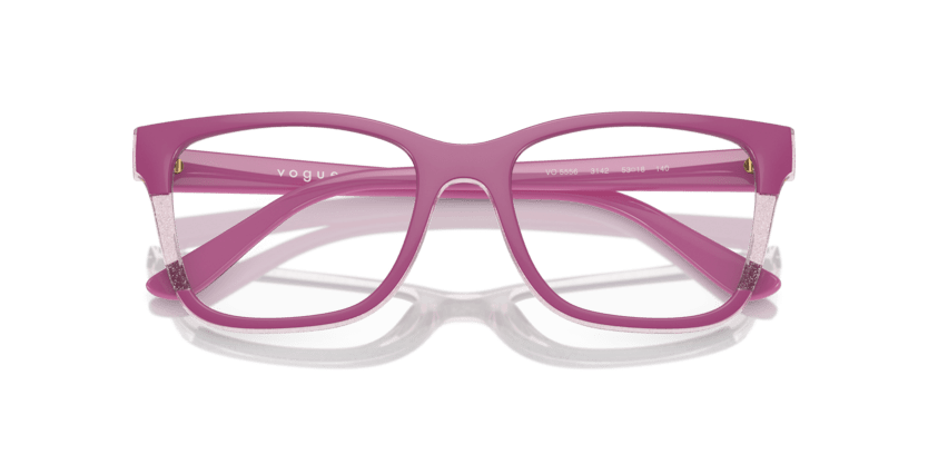 0VO5556 - Vogue - Pink - (Fuchsia/Transparent Pink Glitter 3142) - 51 - 18 - 140 MM - Ardor Eyewear 8056262012444