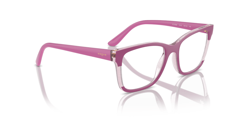 0VO5556 - Vogue - Pink - (Fuchsia/Transparent Pink Glitter 3142) - 51 - 18 - 140 MM - Ardor Eyewear 8056262012444