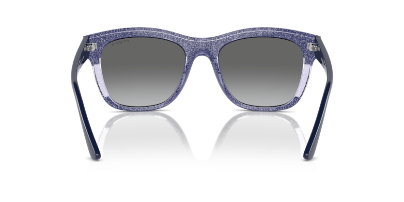 0VO5557S - Vogue - (Blue/Transparent Lilac Glitter) Grey Gradient - 54 - 19 - 140 MM - Ardor Eyewear 8056262012864