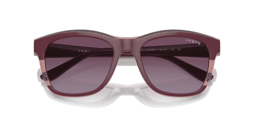 0VO5557S - Vogue - (Purple/Transparent Purple Glitter) Violet Gradient - 54 - 19 - 140 MM - Ardor Eyewear 8056262012888