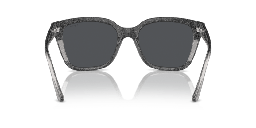 0VO5558S - Vogue - (Black/Transparent Grey Glitter) Dark Grey - 55 - 19 - 140 MM - Ardor Eyewear 8056262012147