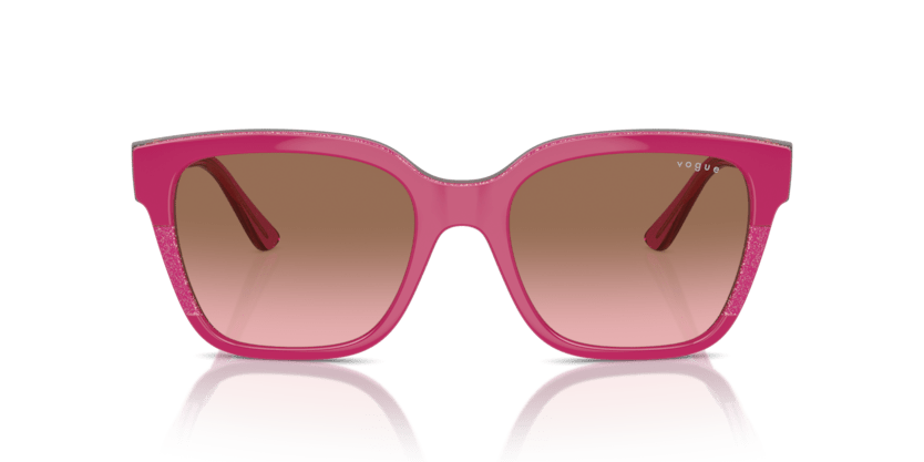 0VO5558S - Vogue - (Cherry/Transparent Fuchsia Glitter) Pink Gradient Brown - 55 - 19 - 140 MM - Ardor Eyewear 8056262012161